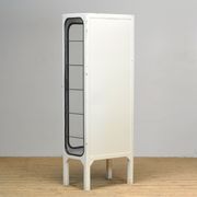 Cabinet médical en verre et fer, années 1970