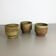 Ensemble de 3 vases en céramique de studio par Piet Knepper pour Mobach Pays-Bas 1970