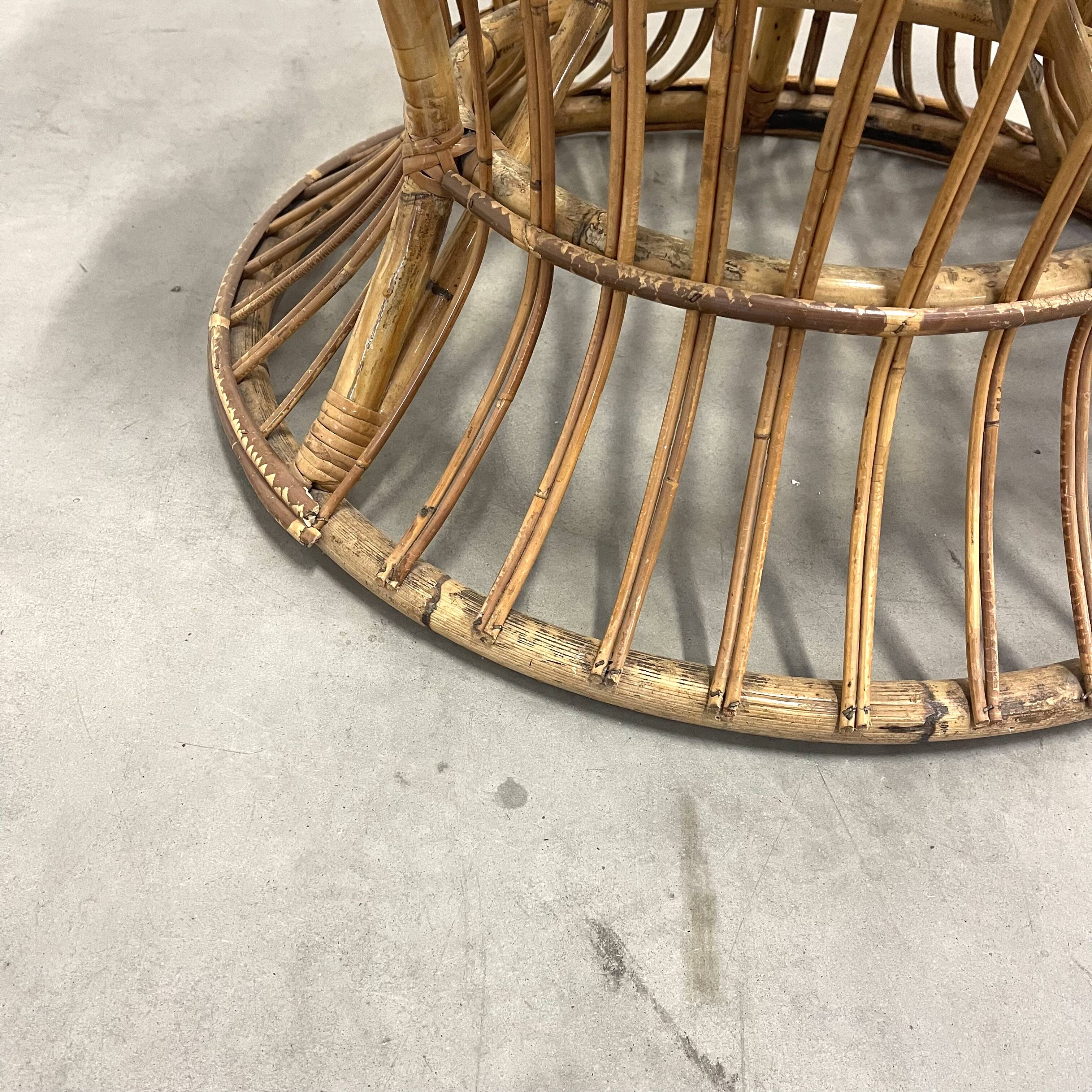 Gio Ponti rattan chair, Italy 1960s