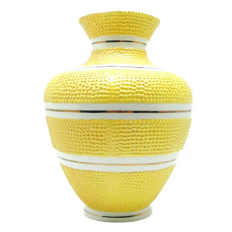 Vase, mid-century modern postmodernism, ceramics, Poland, 1970s