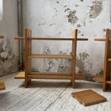 4 solid elm shelves Maison Regain