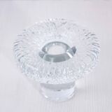 Scandinavian glass candlestick 60s/70s