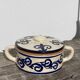Round ceramic box candy box