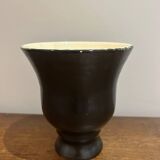 1950s black and white vase