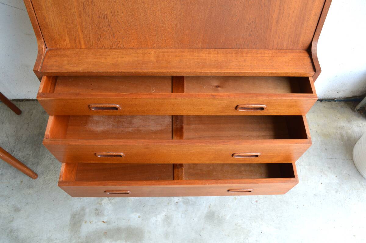 Teak secretary 77cm