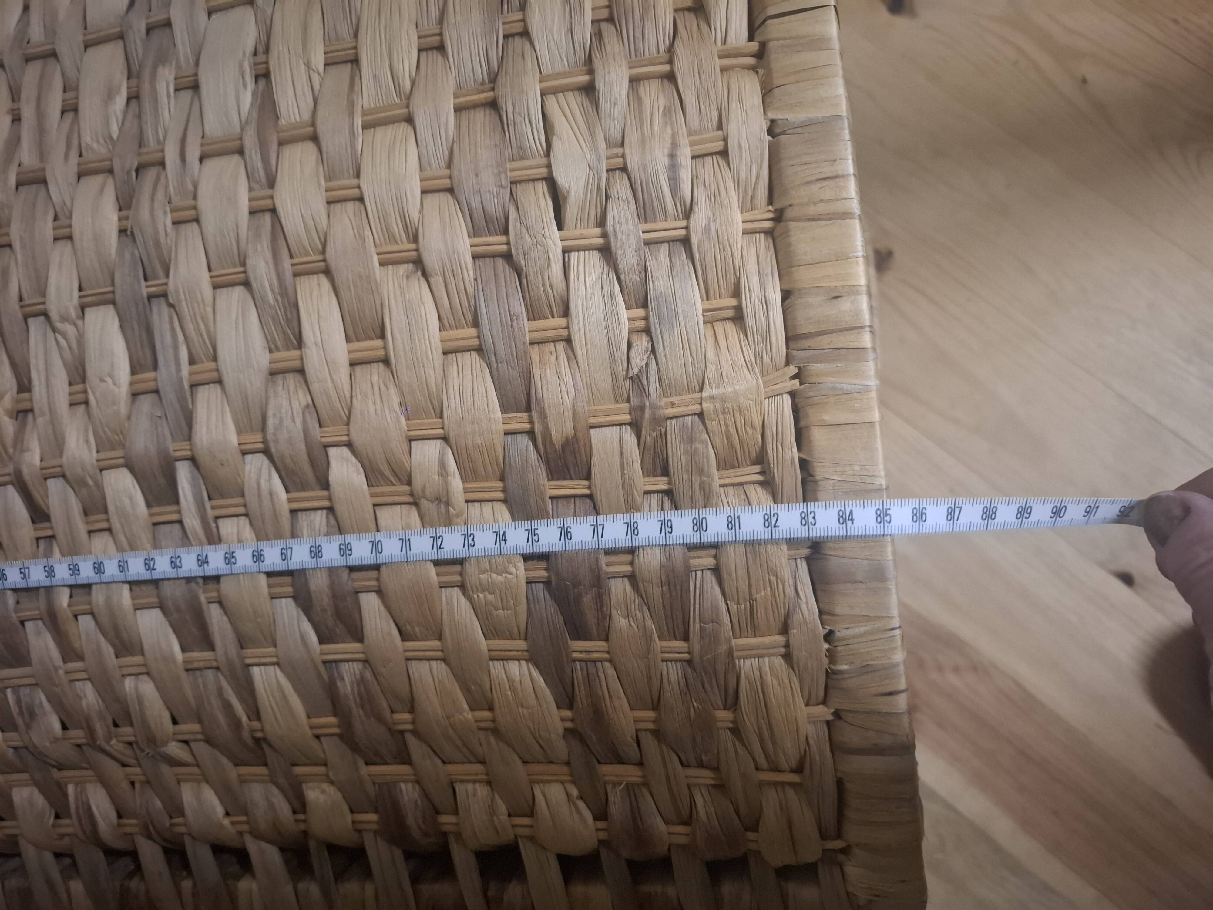 Wicker travel trunk