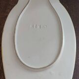 Ceramic cicada dish signed NEM