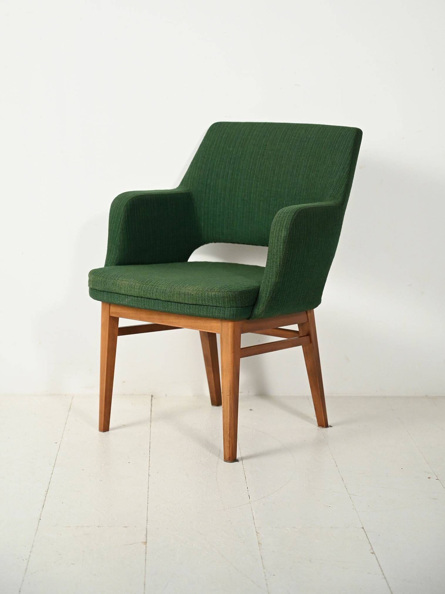 Oslosund armchair by Kinnarps in forest green, 1950s