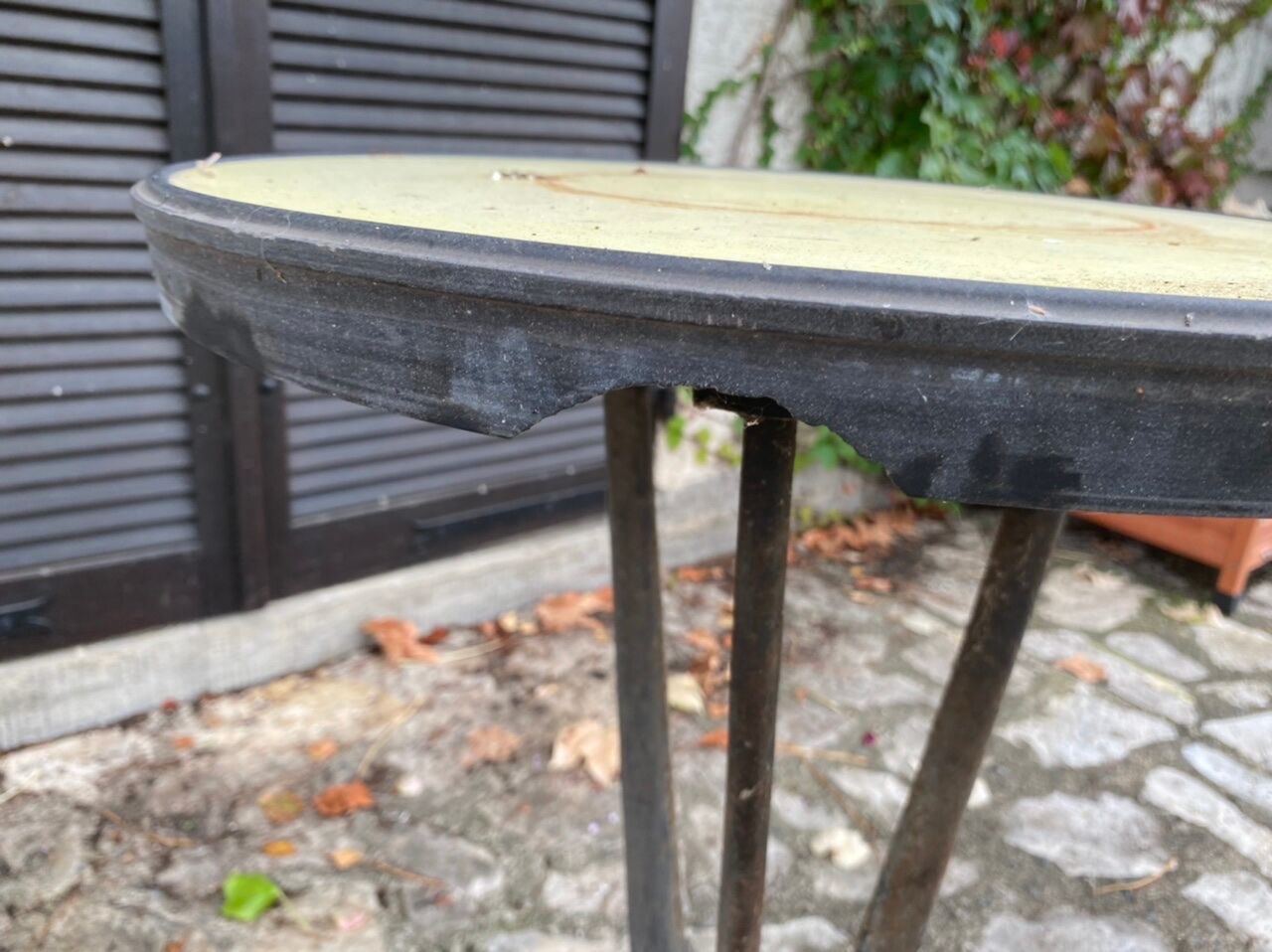 Gueridon bistro tex 50s