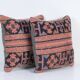 Set of 2 vintage Turkish cushion covers 51x51 cm