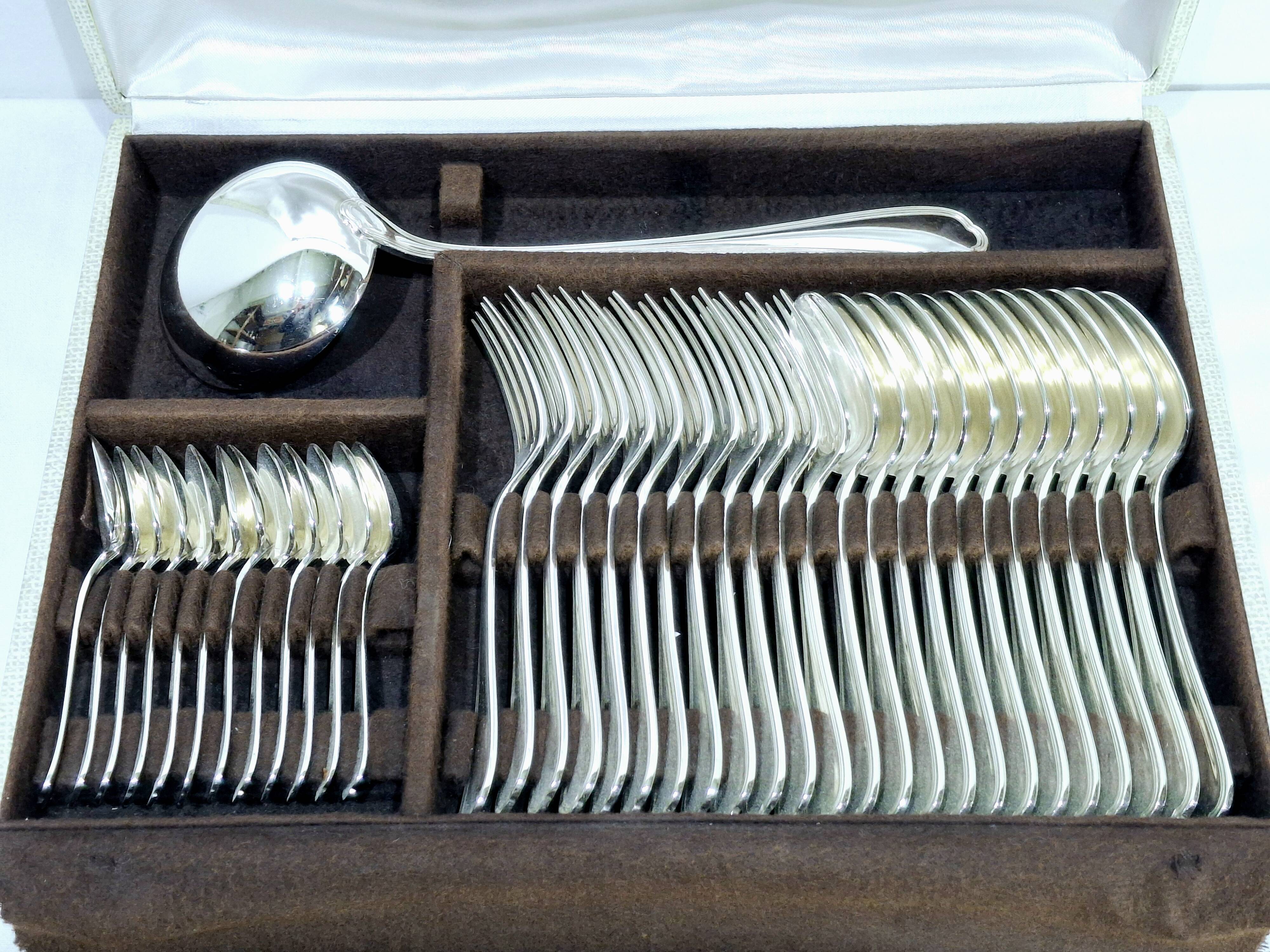 Christofle - 87-piece cutlery set Spatours Silver-plated Metal