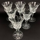 Set of 6 Cristal Saint Louis wine glasses, Camargue model