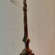 Bougeoir tripode en bronze " cerf " XIXe vennerie