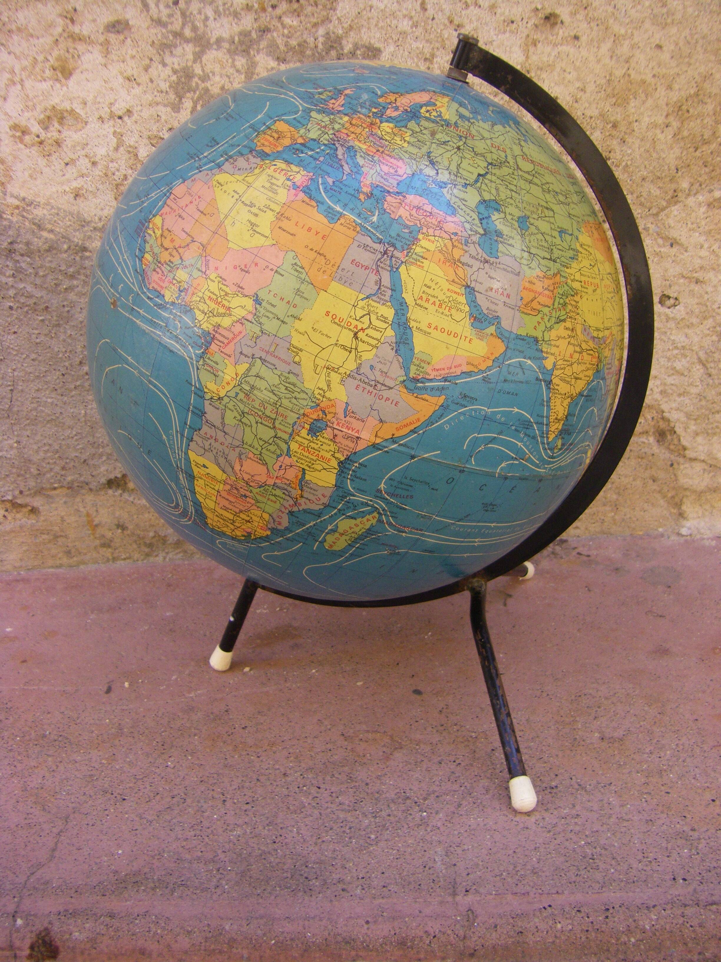 Vintage globe