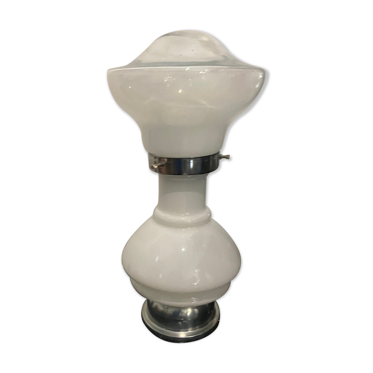 Large Italian glass lamp from Murano Vintage 1970