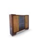 Striking Art Deco birch wood sideboard