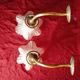 Pair of wall lights with tulips