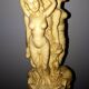 Selette colonne sculptée indochinoise