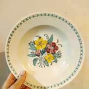 8 Digoin Sarreguemines plates