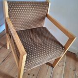 Fauteuil vintage, meuble siège ancien design scandinave