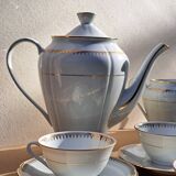 Service à thé en porcelaine de Sologne