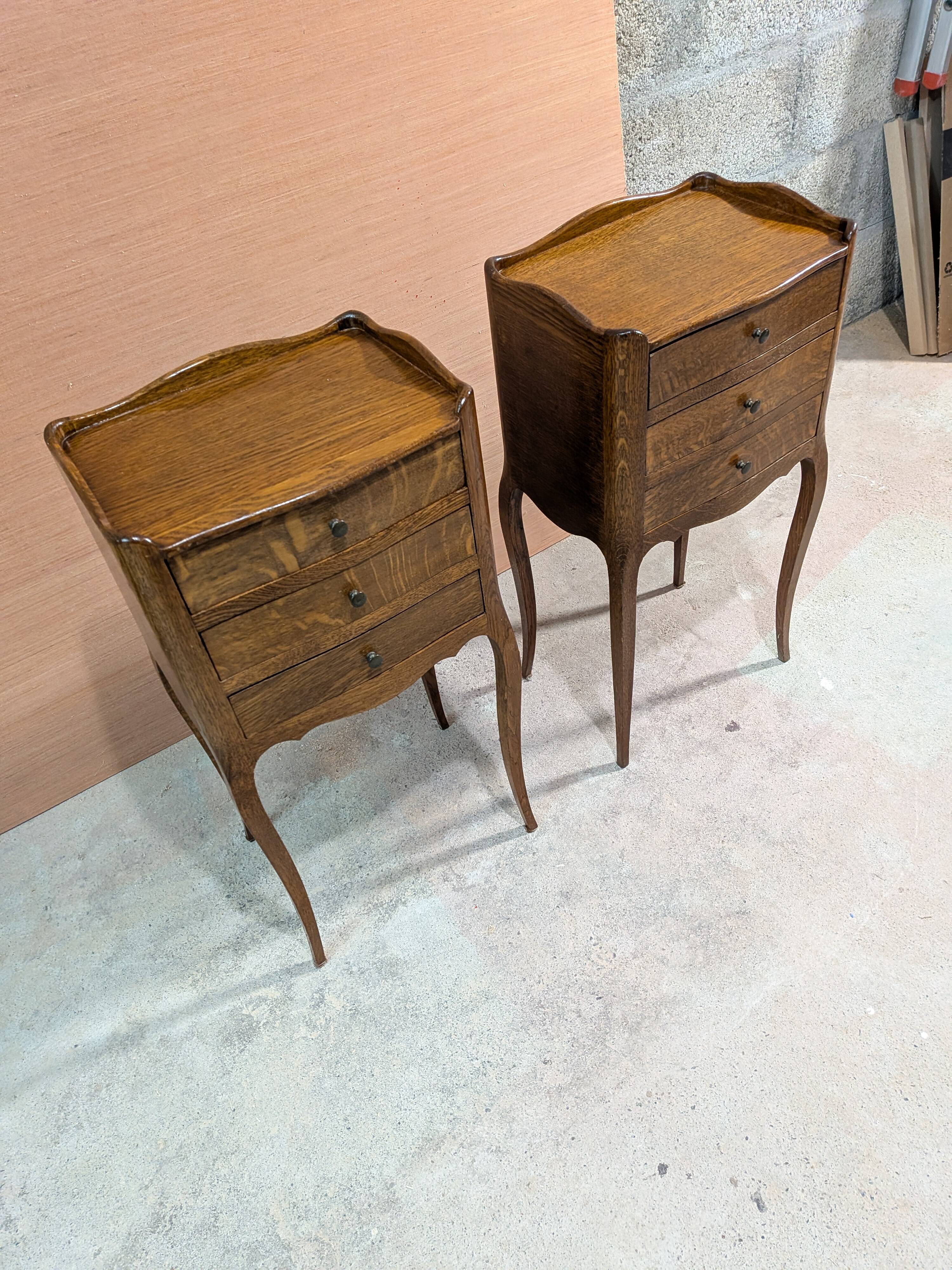 Pair of Louis XV bedside tables