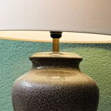 Vintage lamp, speckled ceramic base