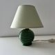 Emerald green ceramic ball lamp