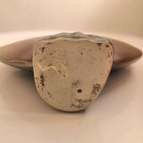 Ceramic lentil vase signed by a dove design 60s