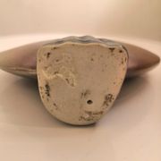 Ceramic lentil vase signed by a dove design 60s