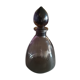 Grey smoked crystal bottle/carafon - 1970s/80s