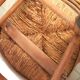 fauteuil rustique début XIXème en noyer blond