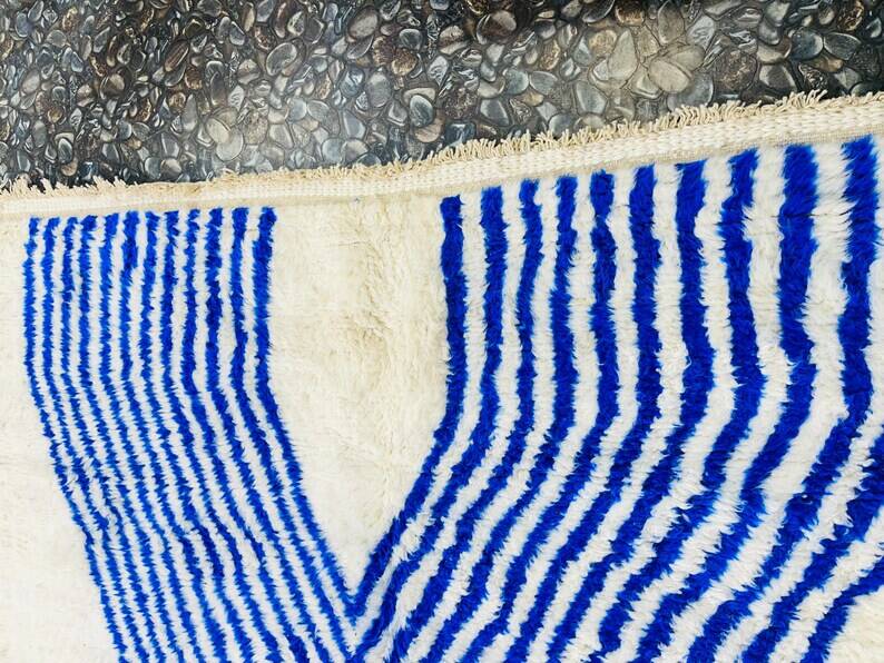 Berber rug available in pink, blue, and green, 200cm x 300cm