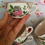 6 cups old Sarreguemines