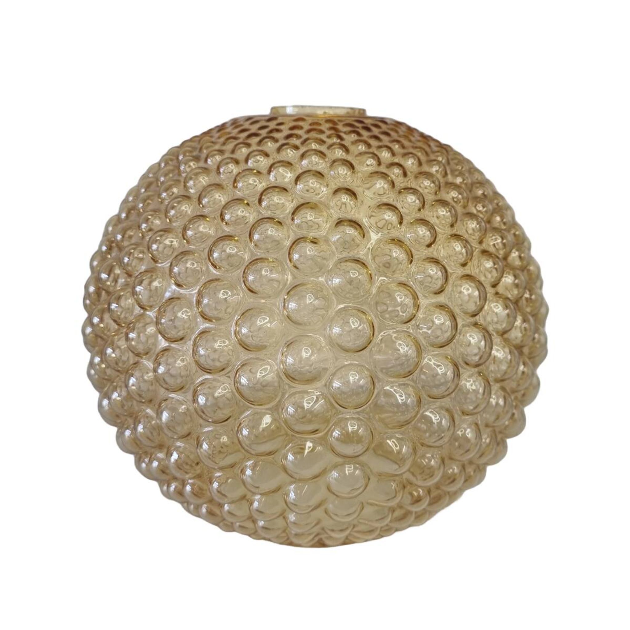Vintage Yellow Bubble Lampshade, 1970s