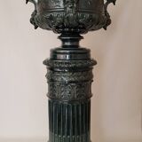 Column and its flowerpot by Johann Peter Gréber (1820-1898)