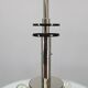 Art Deco chrome and glass chandelier, Czechoslovakia, 1930s