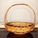 Vintage wicker basket