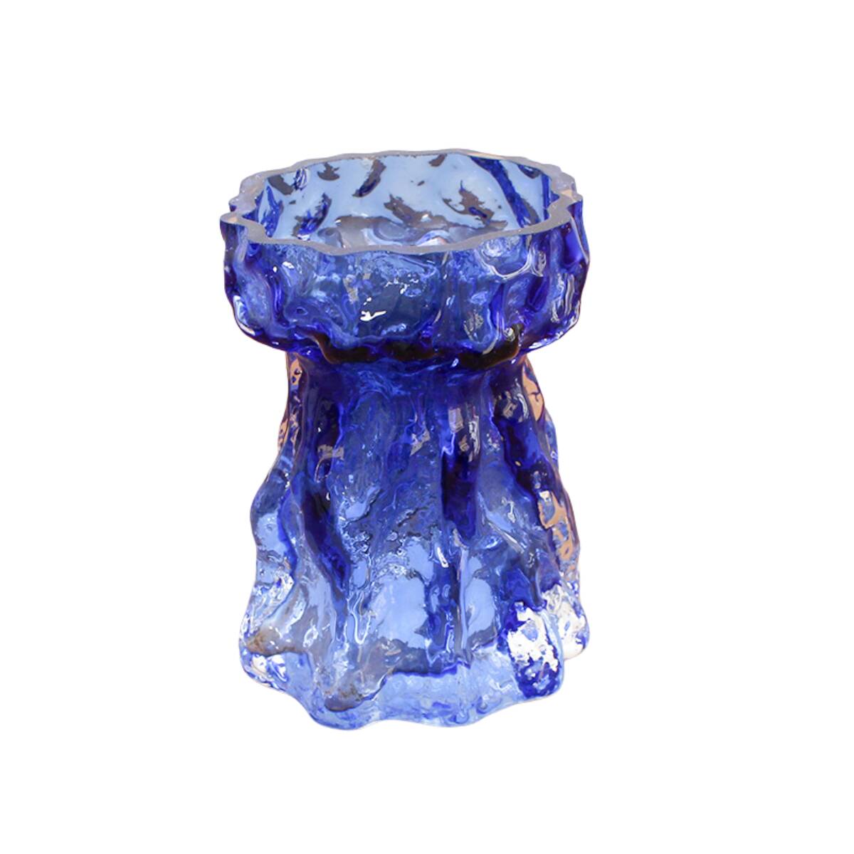 Ingrid Glas vase, blue