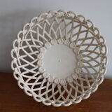Braided ceramic basket, handmade Pichon Uzès