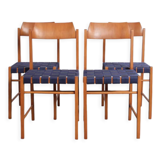 Suite de 4 chaises polonaises, Irena Zmudzinska, 1960