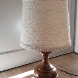 Lampe à poser bois coton