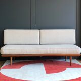 Scandinavian daybed teak bench by Peter Hvit