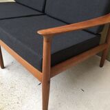 Grete Jalk two-seater sofa