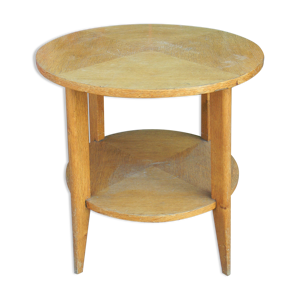 Table basse ronde pieds compas