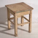 Table basse, d'appoint en bois massif, c.1920
