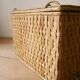 Vintage wicker trunk