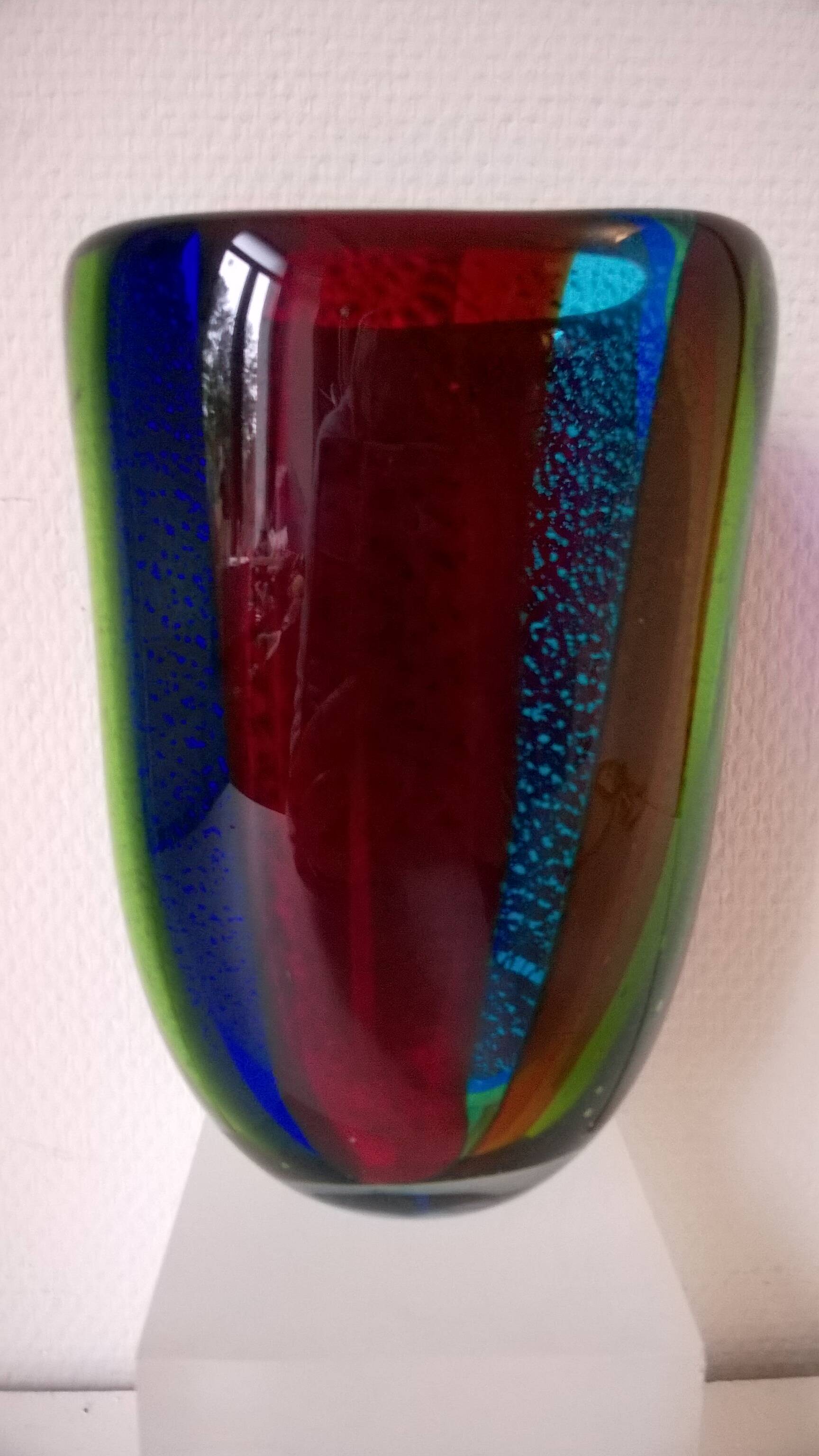 Vase en verre de Murano
