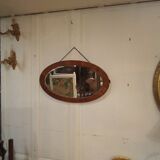 Art Deco oval mirror 75x44cm