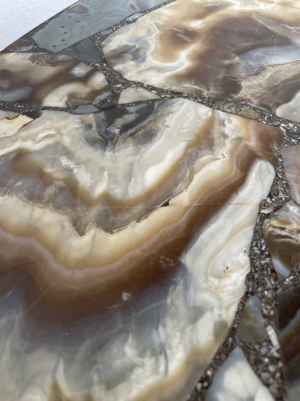 1950s Madagascar aragonite coffee table